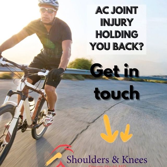 ac joint injury holding you back? Get in touch with shoulders and knees